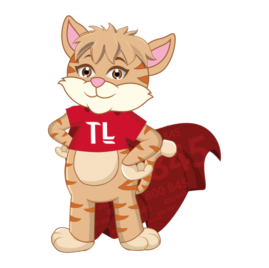 Transguard Living mascot Lola Transguard Living mascot Lola